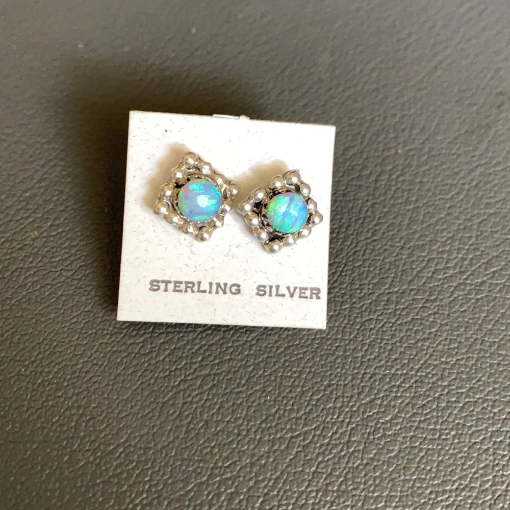 Dainty square studs